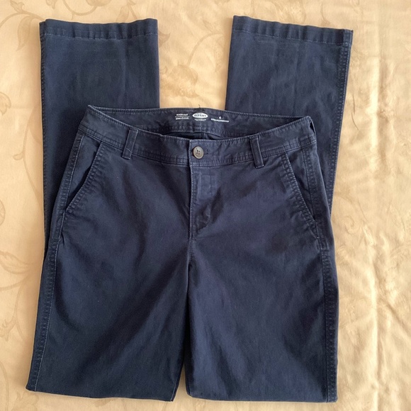 Old Navy Bootcut Size 6 Navy blue pants - Picture 1 of 5